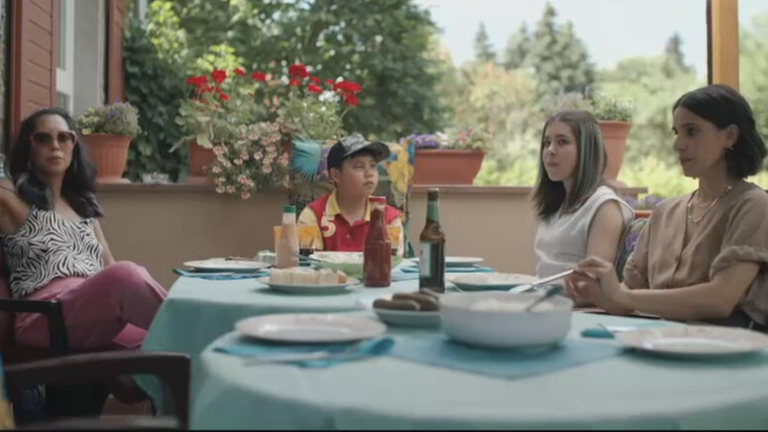 Am Set von der "Doppelhaushälfte"