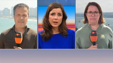 Thomas Reichart, Eva-Maria Lemke und Phoebe Gaa (r.)
