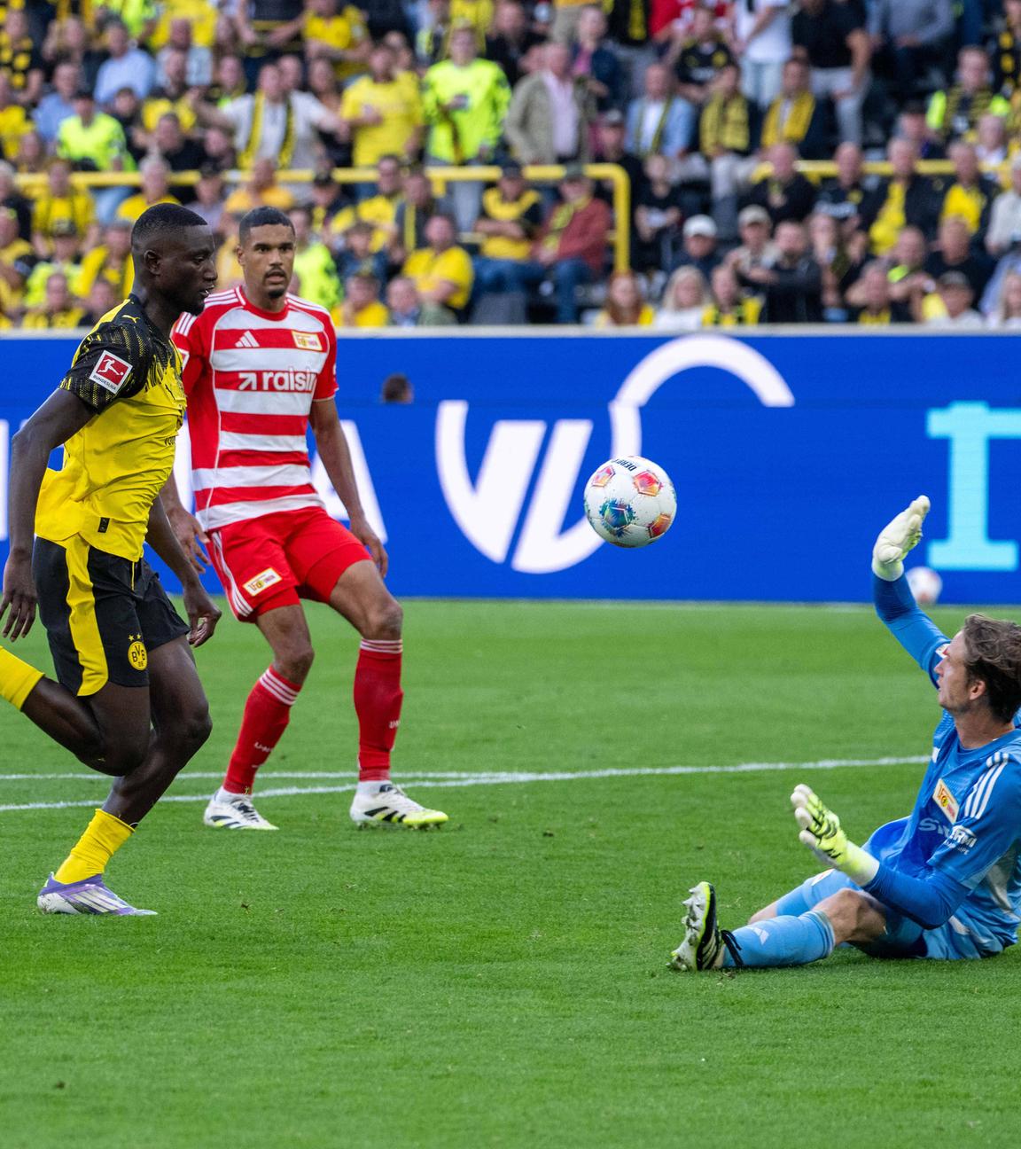 Serhou Guirassy (Dortmund) das 2:0 gegen Union Berlin.