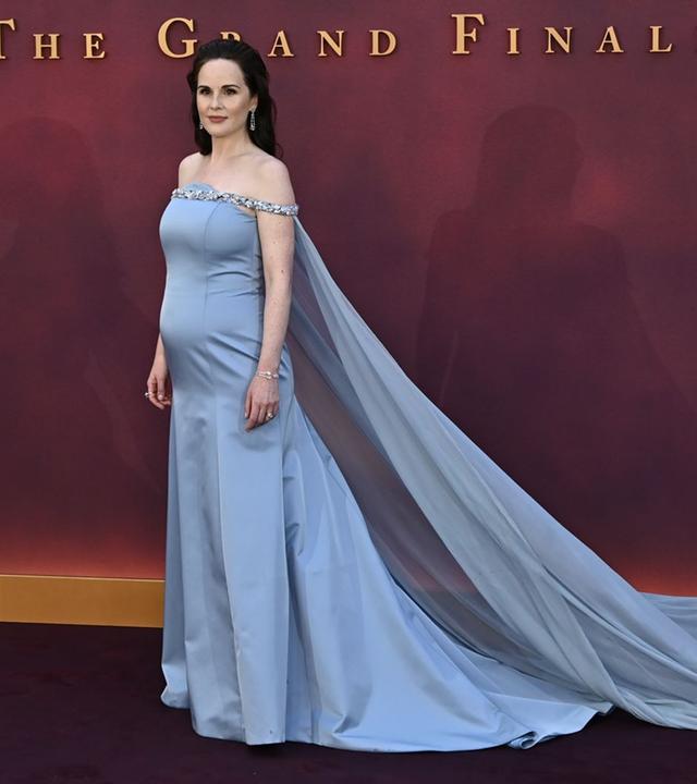 Schauspielerin Michelle Dockery enthüllt ihren Baby-Bauch bei der Premiere von "Downton Abbey: The Grand Finale"