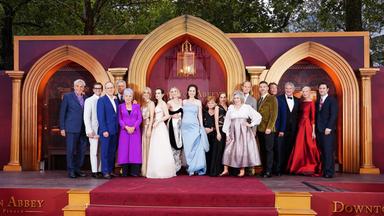 Der Cast von Downton Abbey bei der Premiere in London.