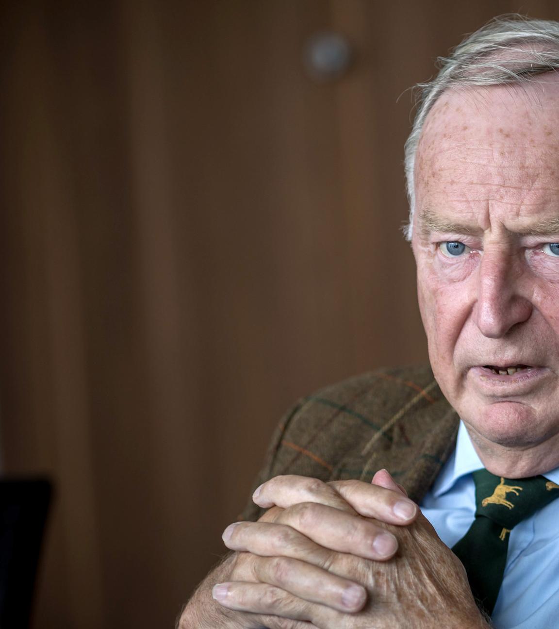  		alexander gauland, spitzenkandidat der alternative fuer deutschland (afd) fuer die bundestagswahl aufgenommen am 21.08.2017 in berlin.