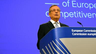 Mario Draghi stellt den Bericht über Europas Wettbewerbsfähigkeit vor