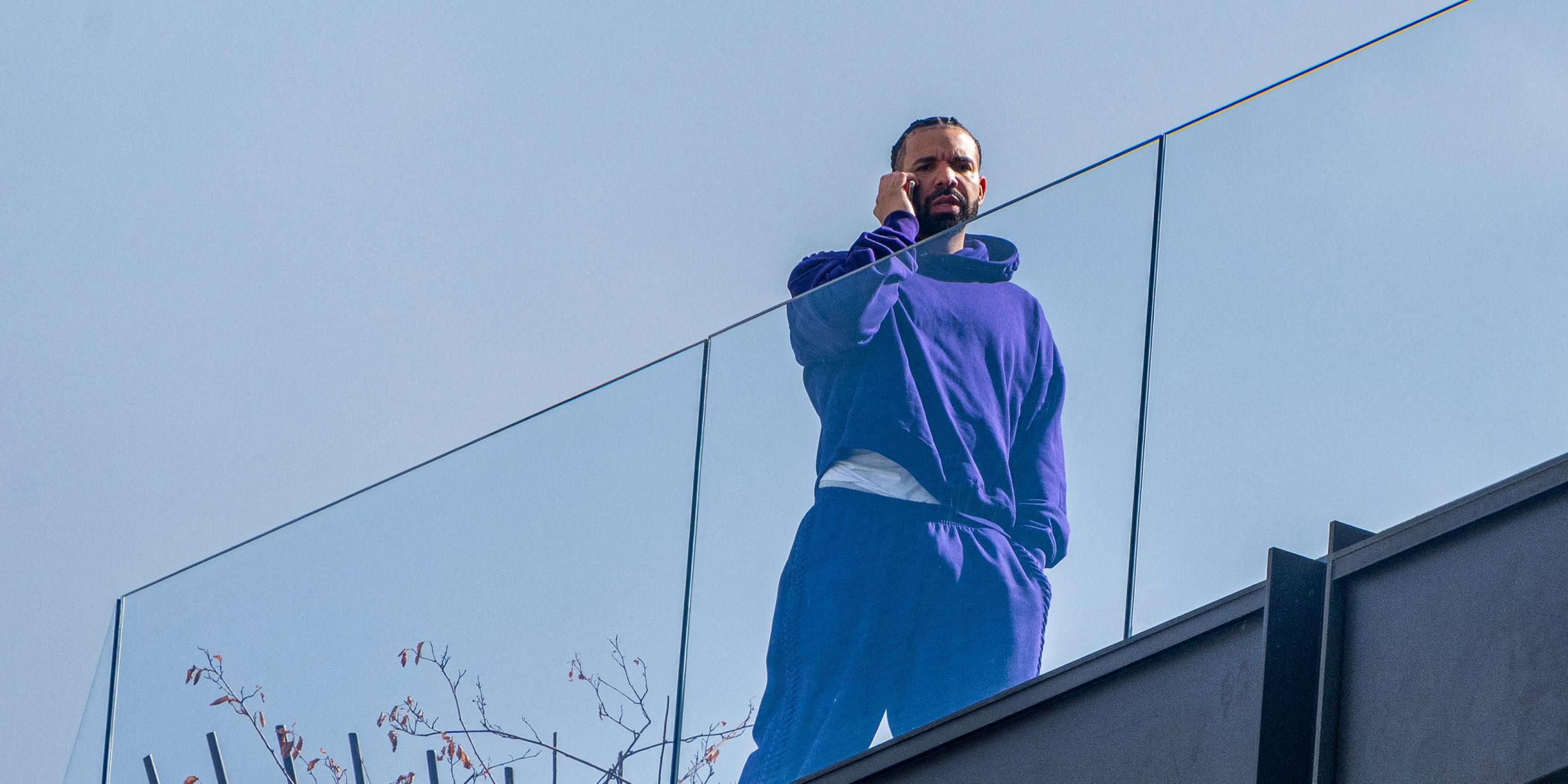 Rapper Drake am Telefon. (Archiv)