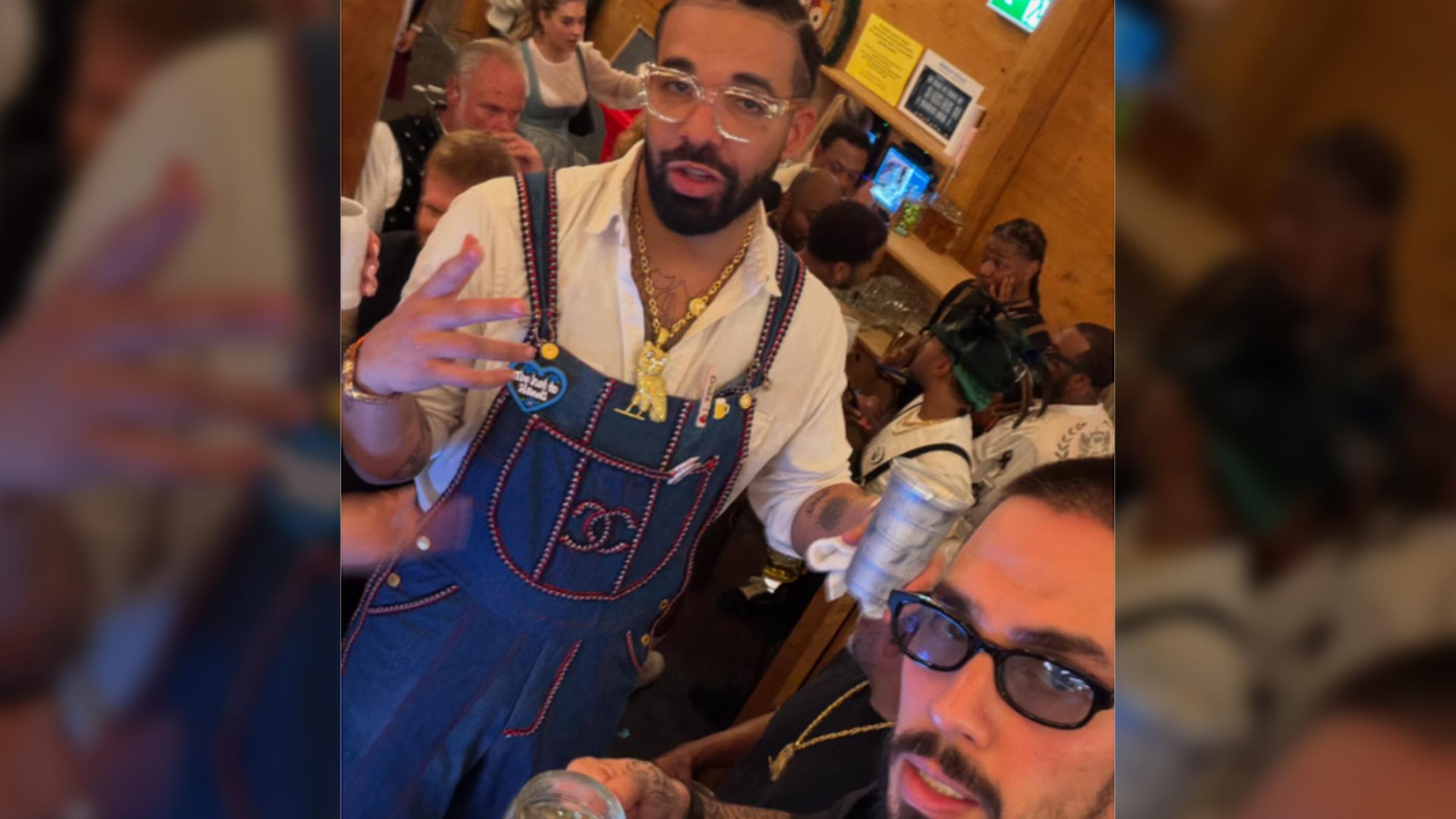 Rap-Superstar Drake feiert auf der Wiesn