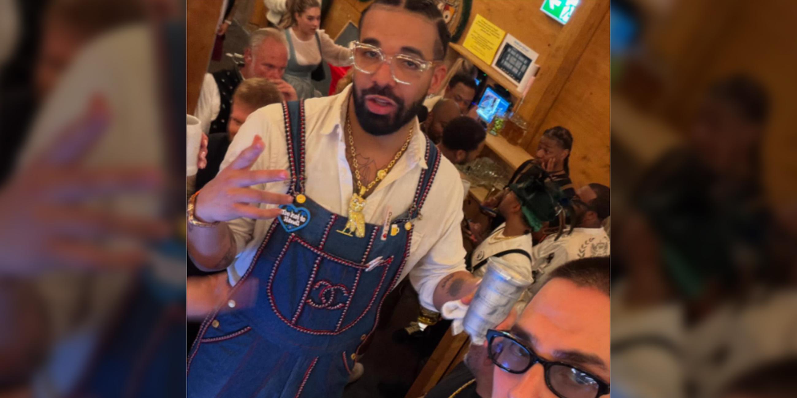 Rap-Superstar Drake feiert auf der Wiesn