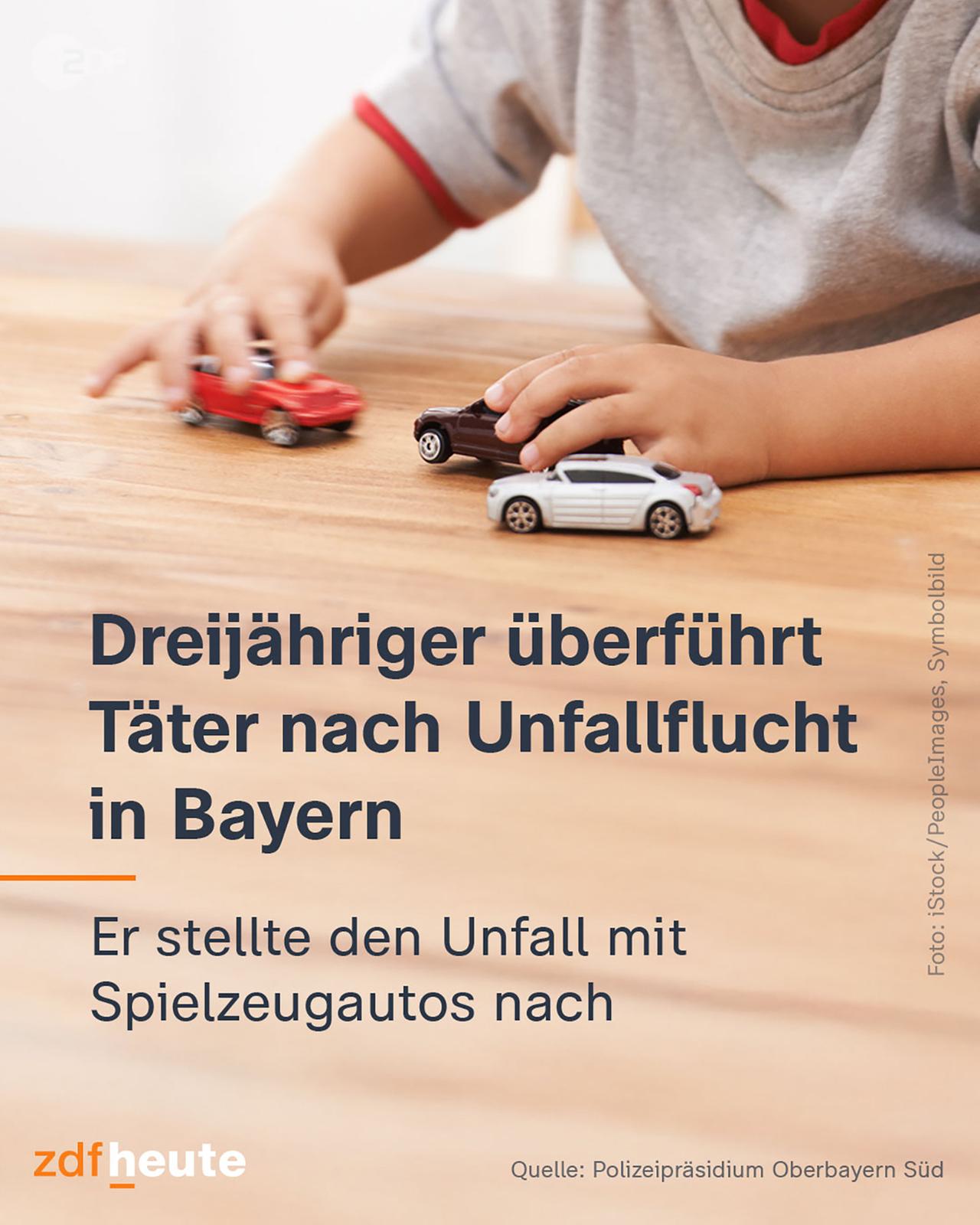 Dreijähriger überführt Täter nach Unfallflucht in Bayern 