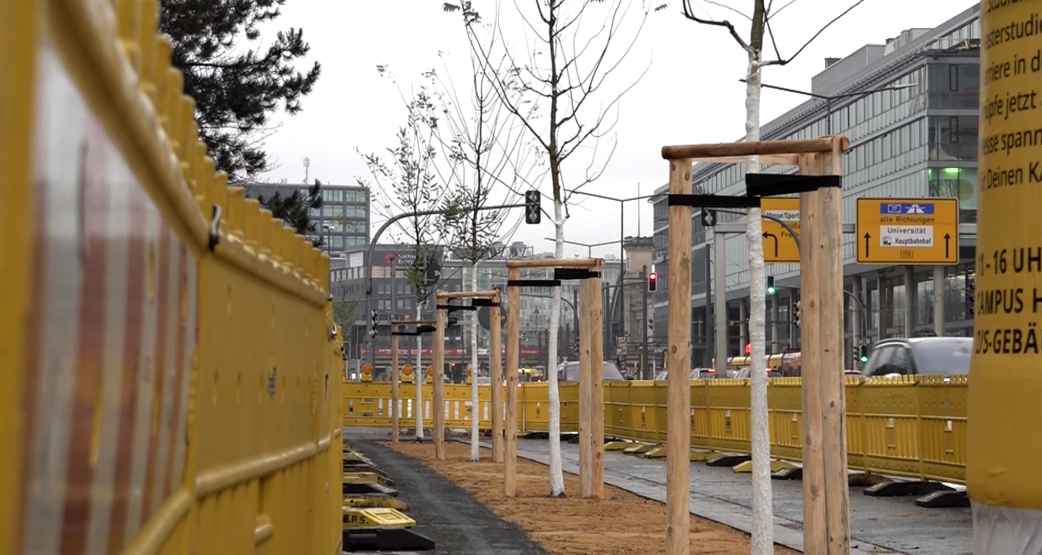 Baustelle Dresdner Prachtallee für 370.000 Euro