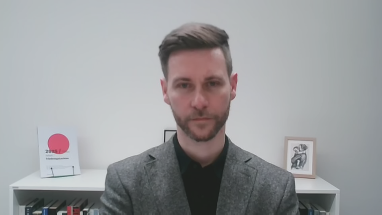 Friedens- und Konfliktforscher Dr. Jonas Driedger.