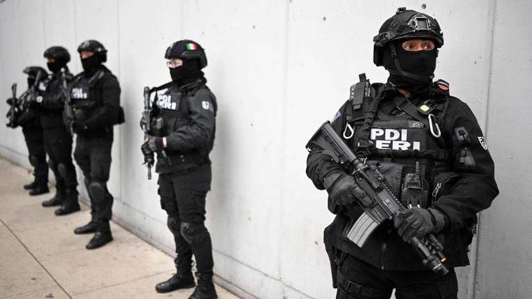 Mexikanische Polizisten.