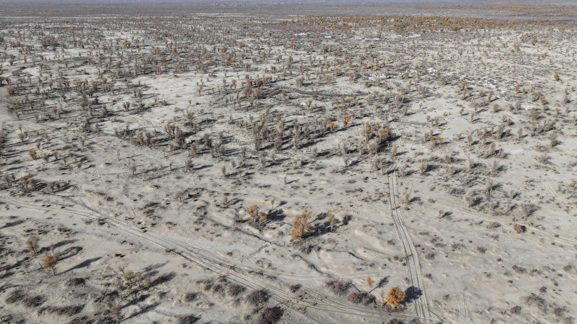 Drohnenaufnahme am Standort des angeblichen UER-Projekts GPWK 
