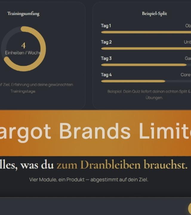 Die Website des Unternehmens "Margot Brands Limited" aus Hongkong.