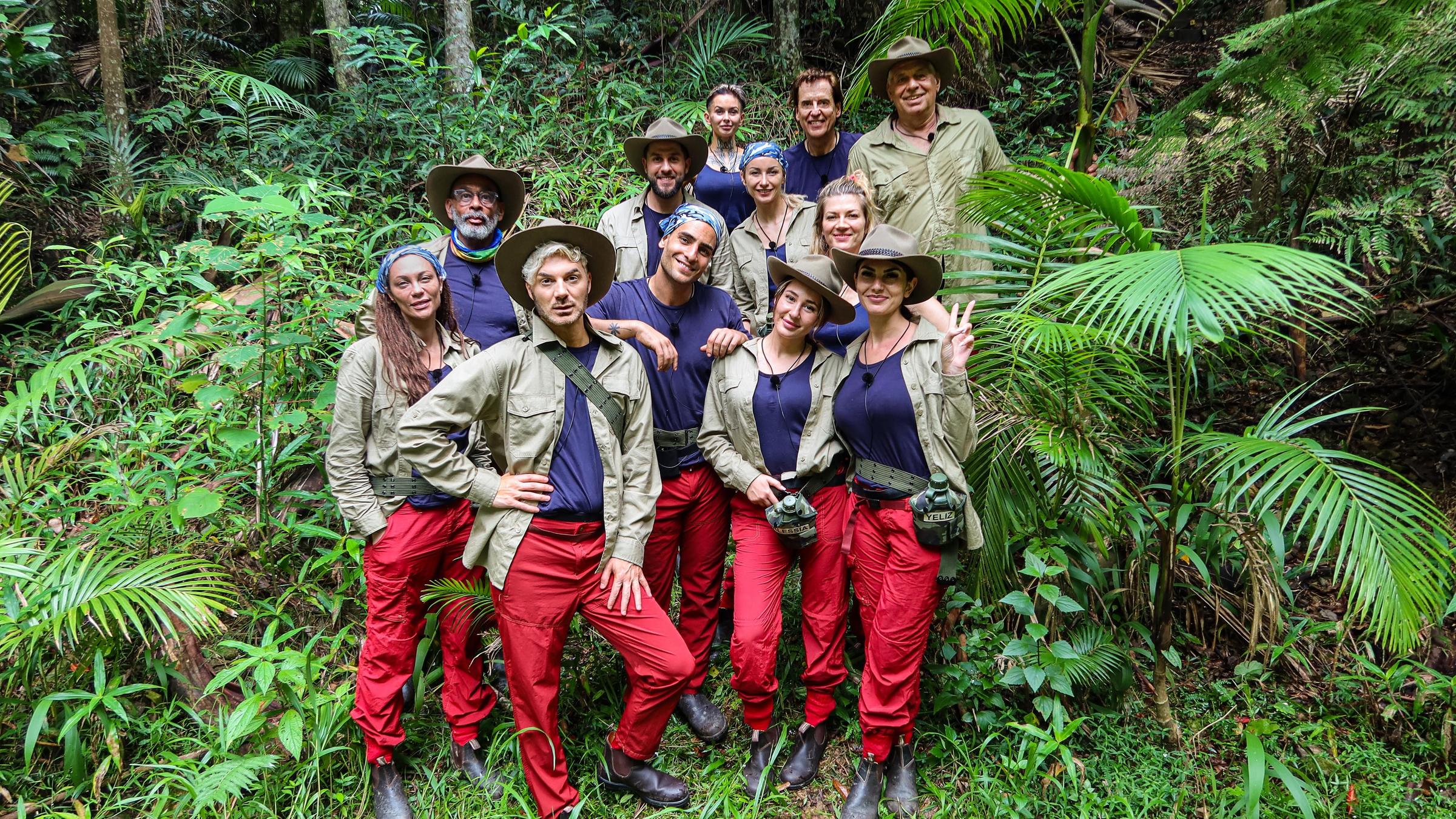 Die Teilnehmenden des Dschungelcamps 2025