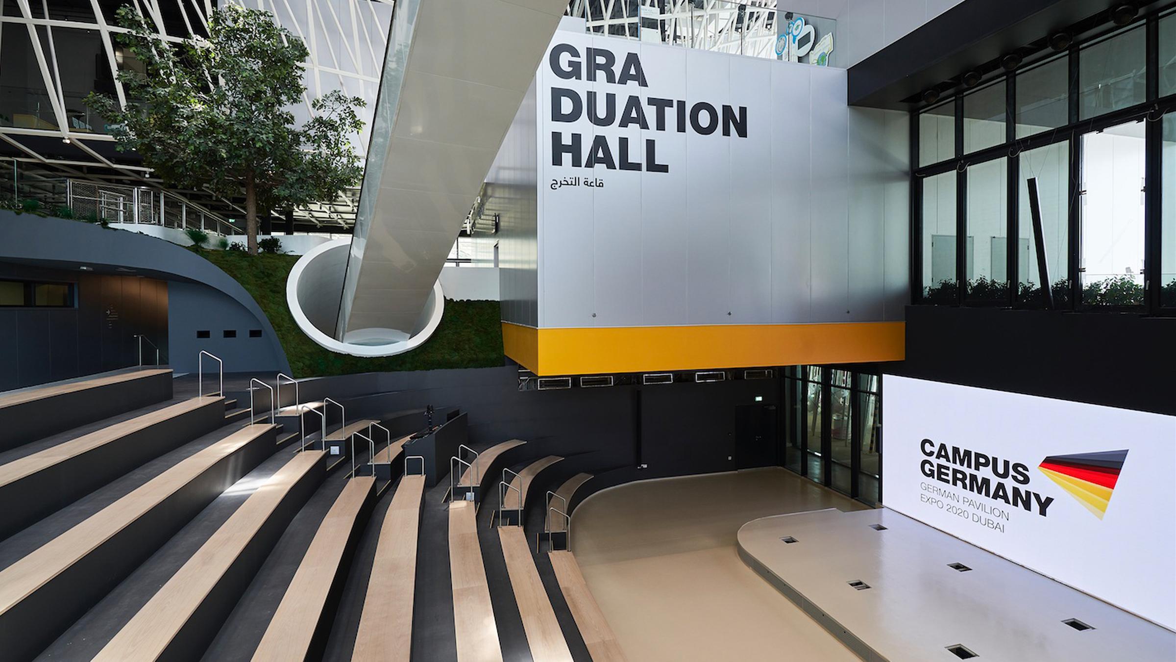 Bühne des Deutschen Pavillon