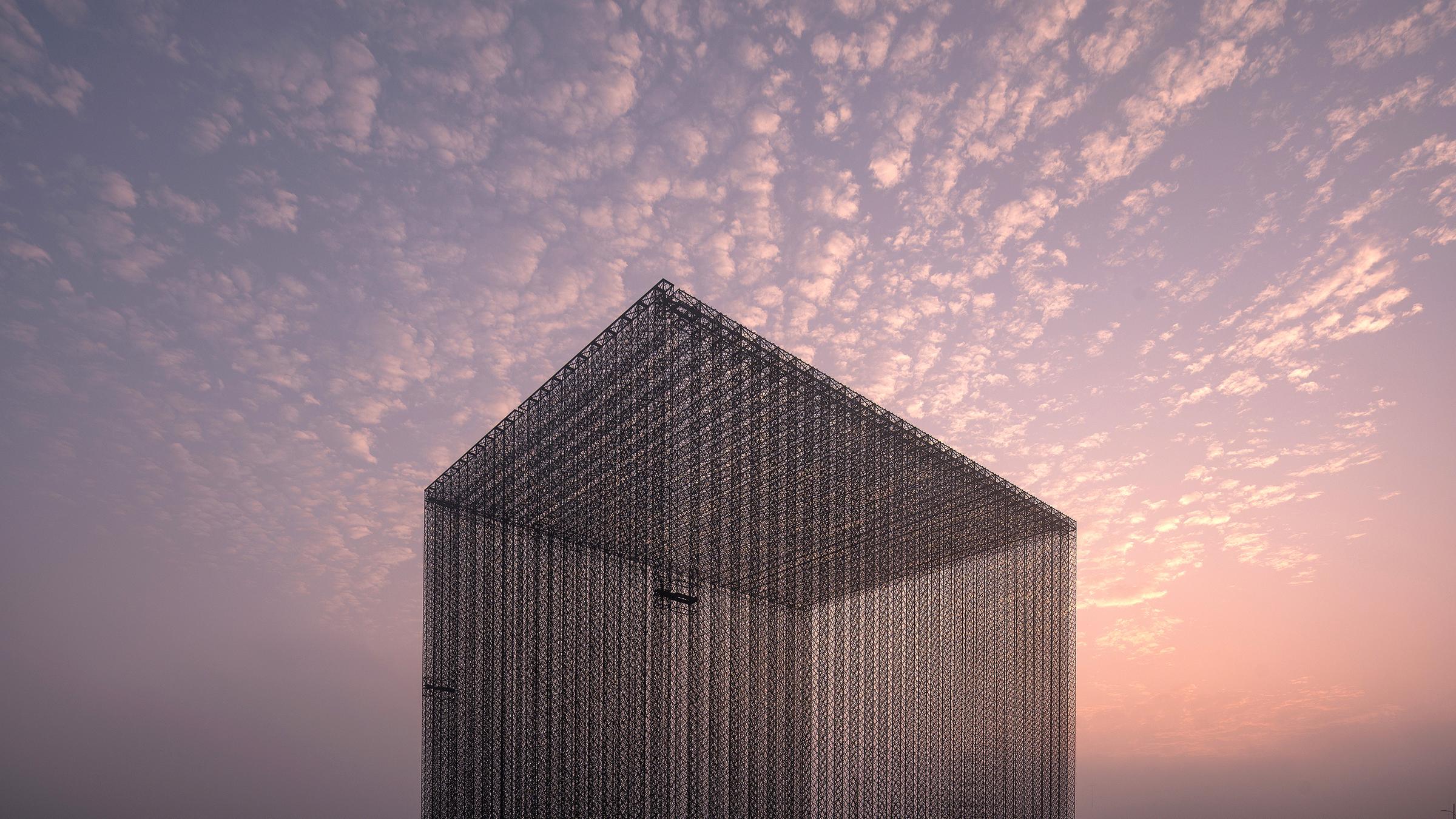 Die Eingangstore von Architekt Asif Khan zur Expo 2020