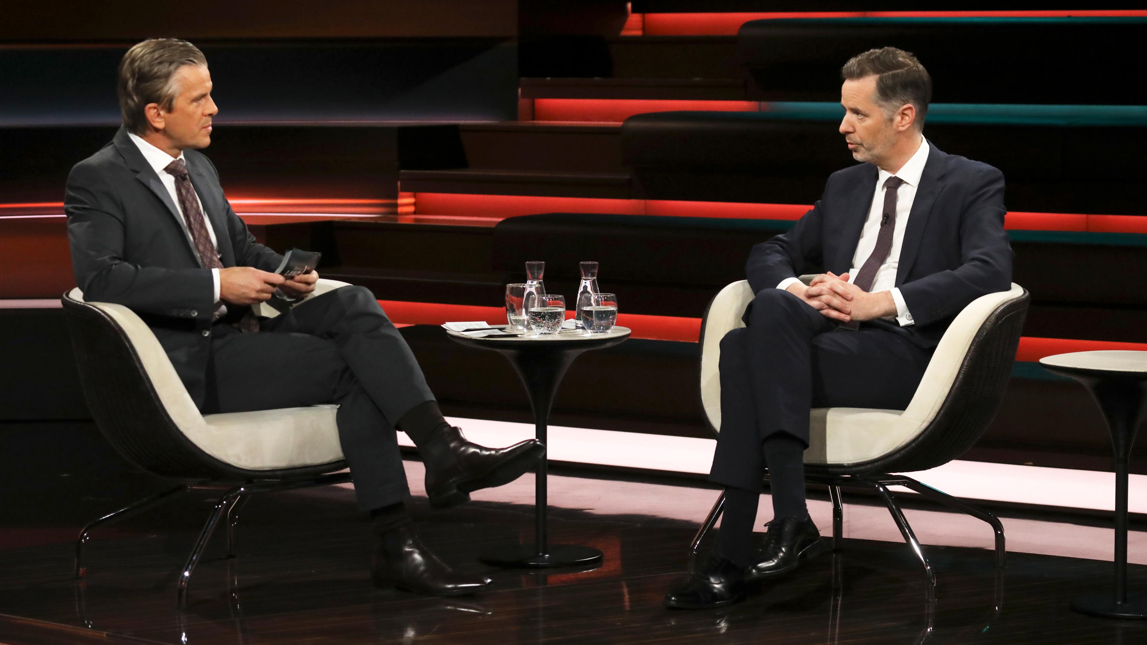 FDP-Politiker Christian Dürr zu Gast in der Sendung von Markus Lanz.