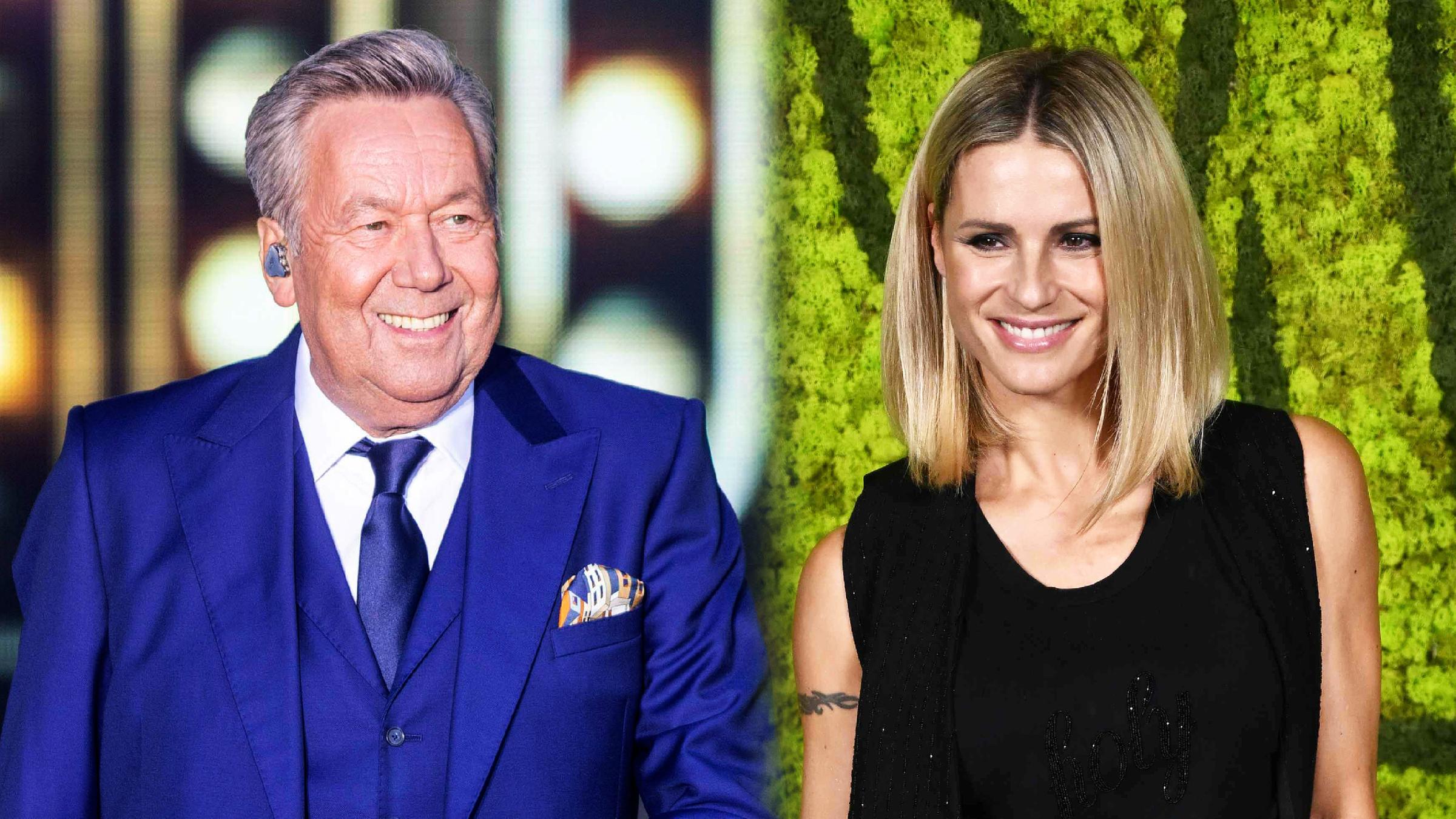 Auf der linken Seite Roland Kaiser auf der rechten Seite Michelle Hunziker