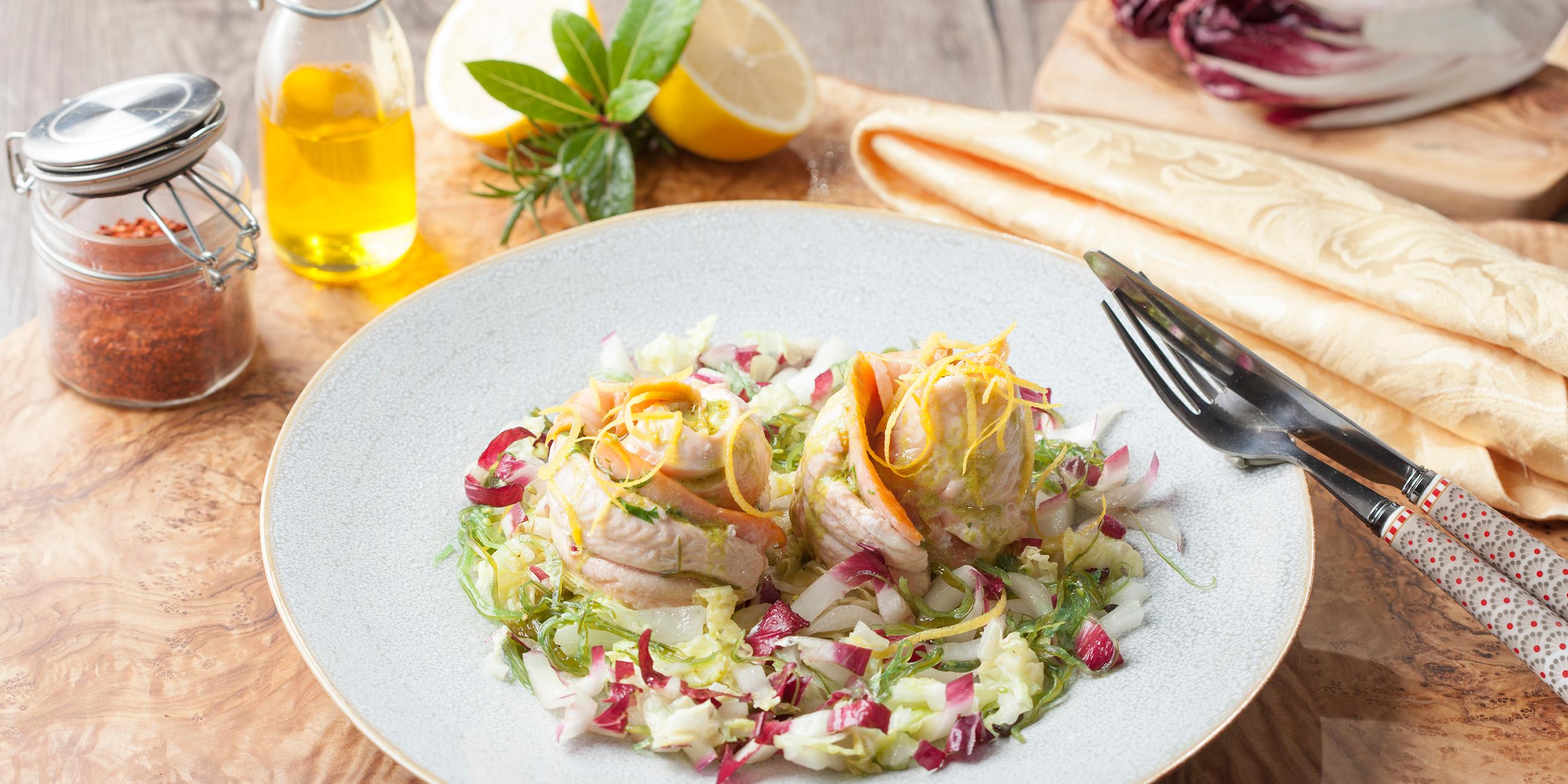 Duett vom Saibling und Rauchlachs