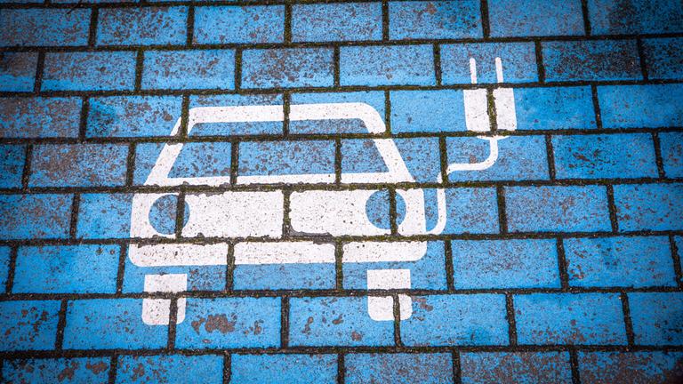 Parkplatz für Elektroaut
