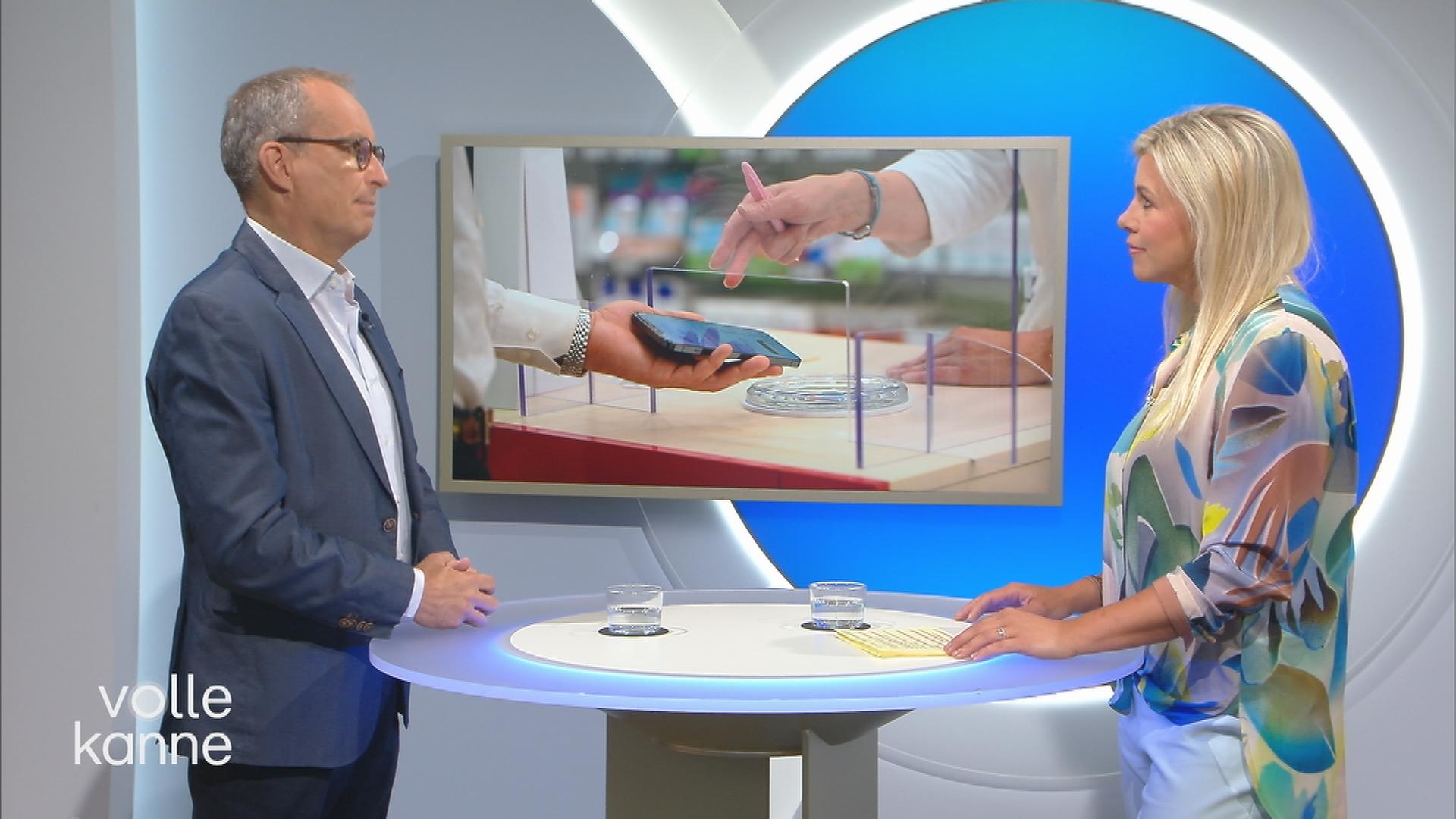 Dr. Christoph Specht und Nadine Krüger im Gespräch