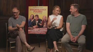 Simon Schwarz, Lisa Maria Potthoff und Sebastian Bezzel sprechen über "Steckerlfischfiasko"