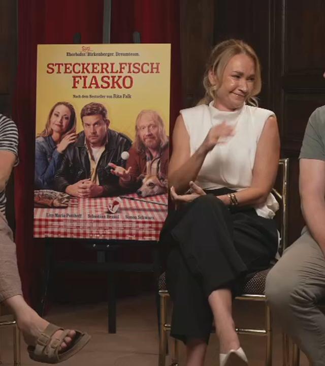 Simon Schwarz, Lisa Maria Potthoff und Sebastian Bezzel sprechen über "Steckerlfischfiasko"