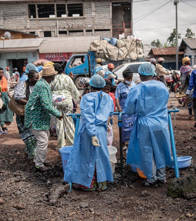 Prevention measures to contain the spread of Ebola in DR Congo