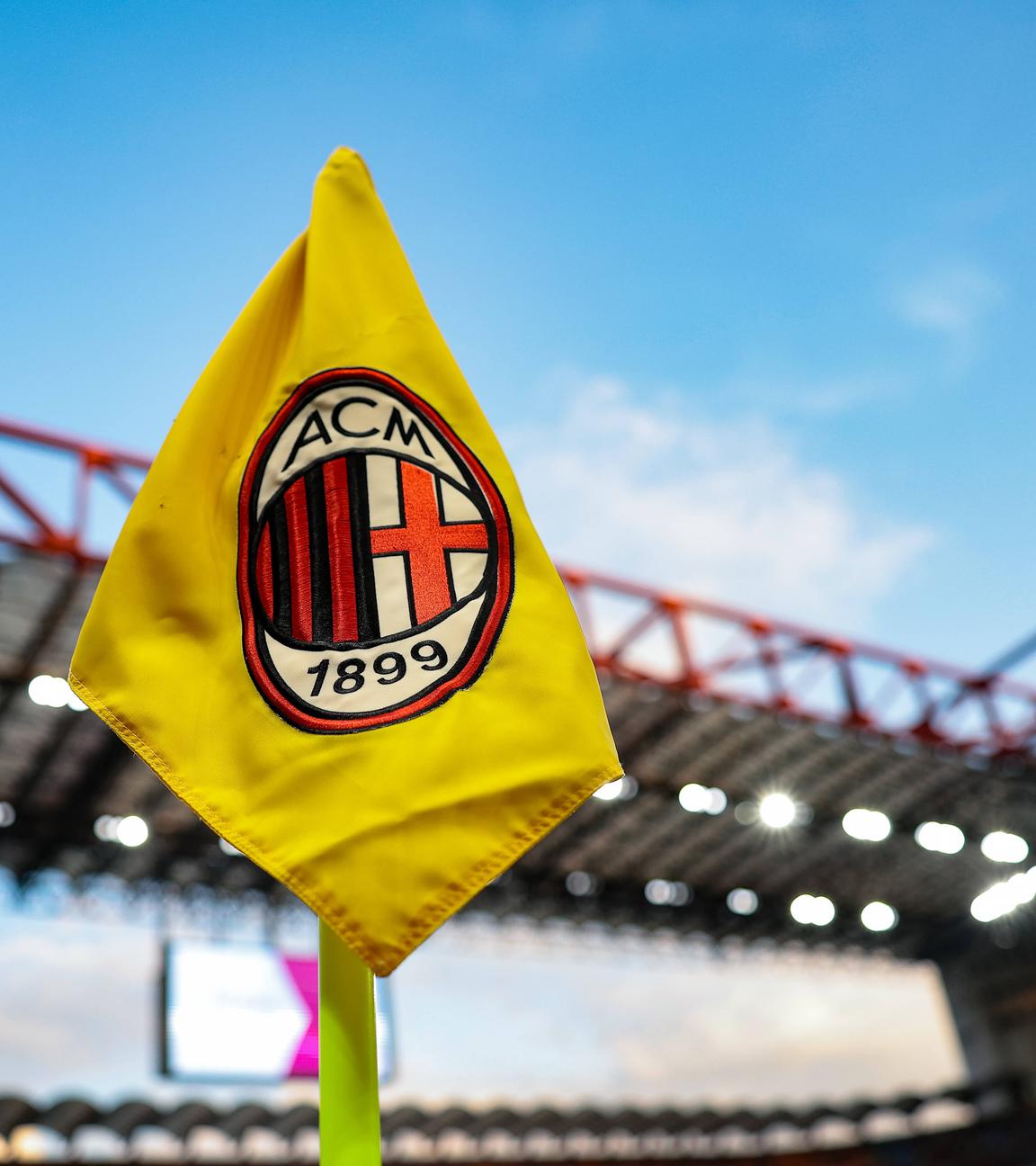 AC Milan Eckfahne im San Siro