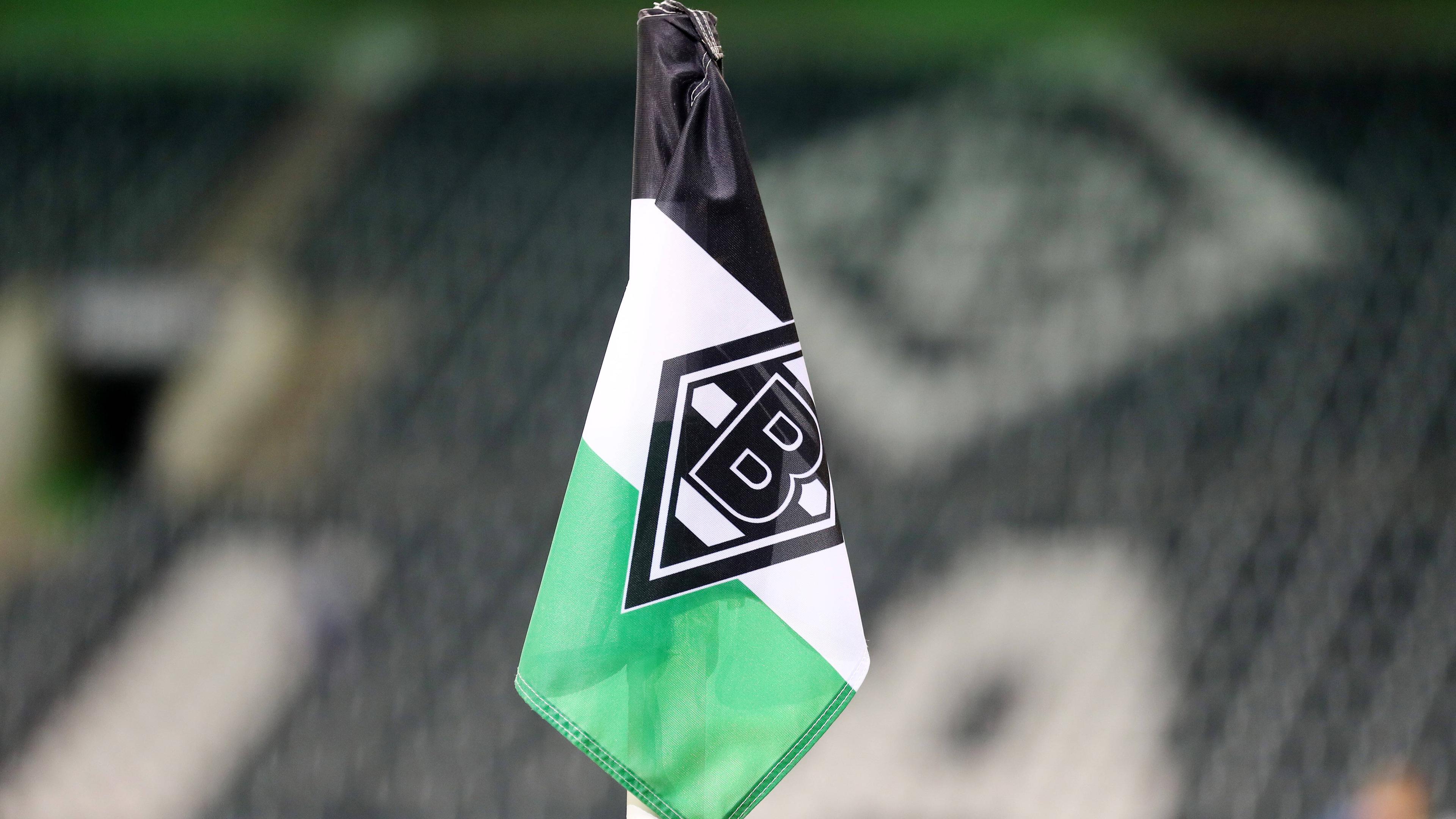 Eckfahne mit der Borussia Raute