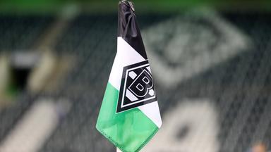 Eckfahne mit der Borussia Raute