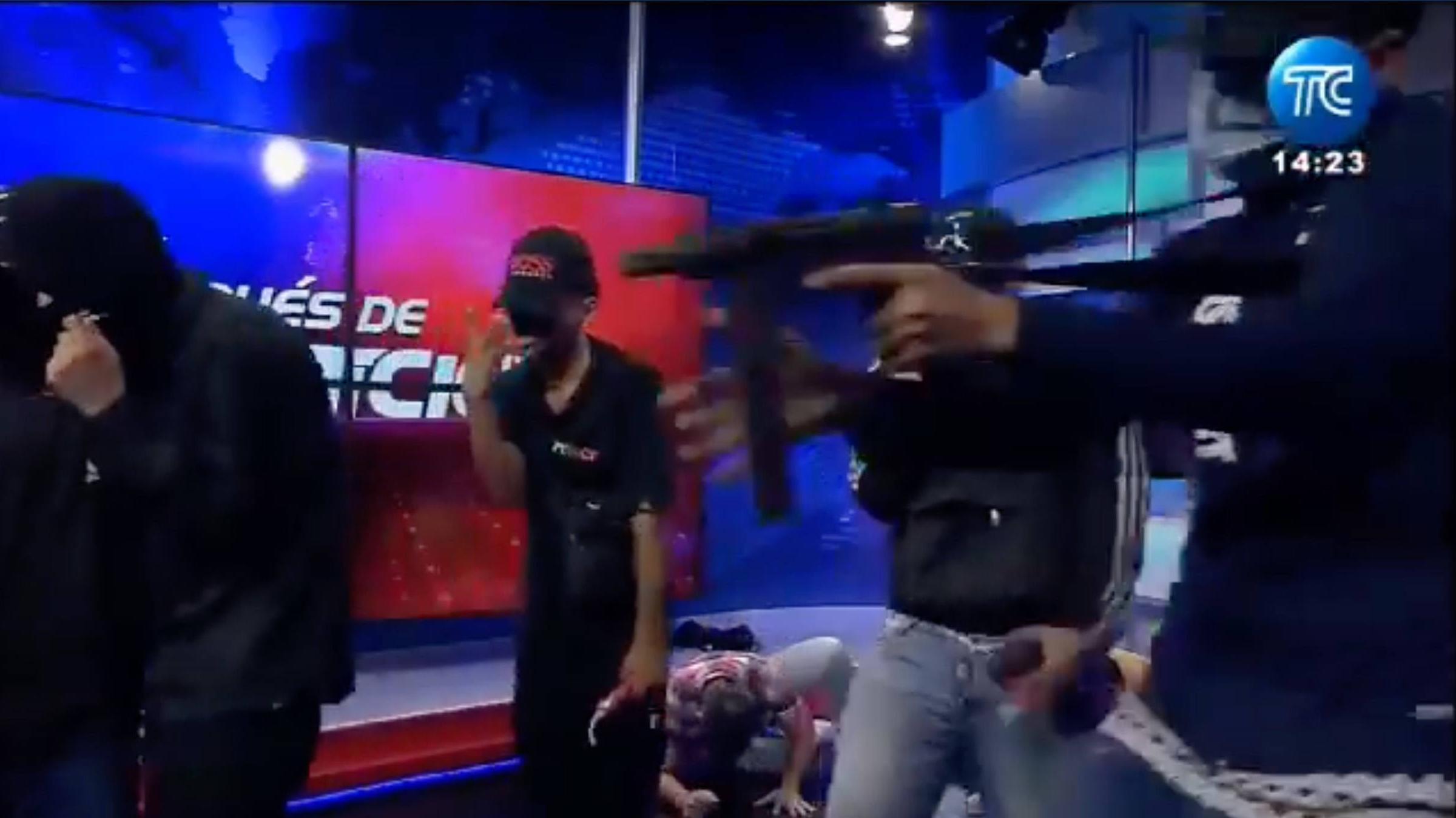 Angriff auf Live-Sendung in Ecuador