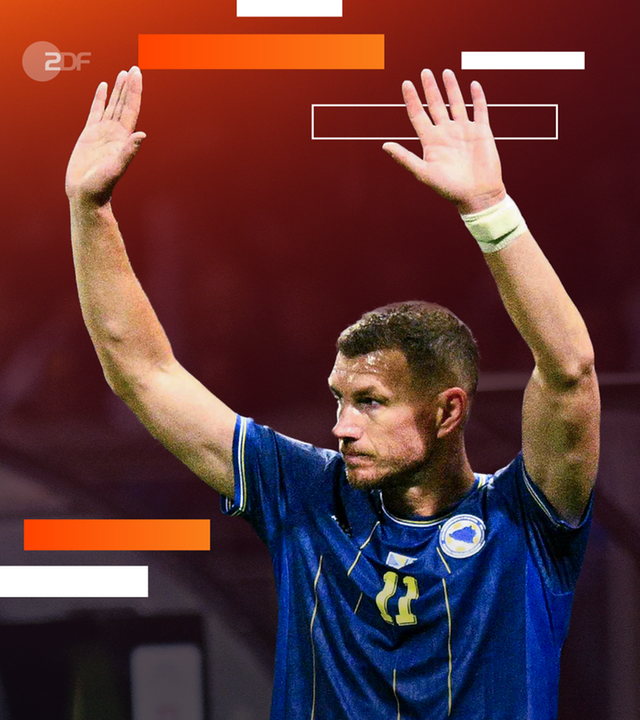 Bosniens Edin Dzeko