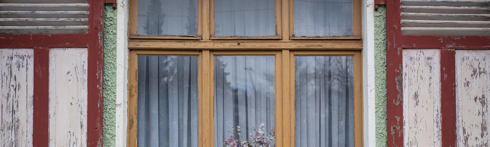Blick auf das Haus, in dem der verstorbene Priester Edmund Dillinger wohnte.