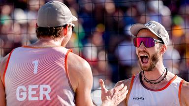 Nils Ehlers und Clemens Wickler im Beachvolleyball-Halbfinale bei Olympia