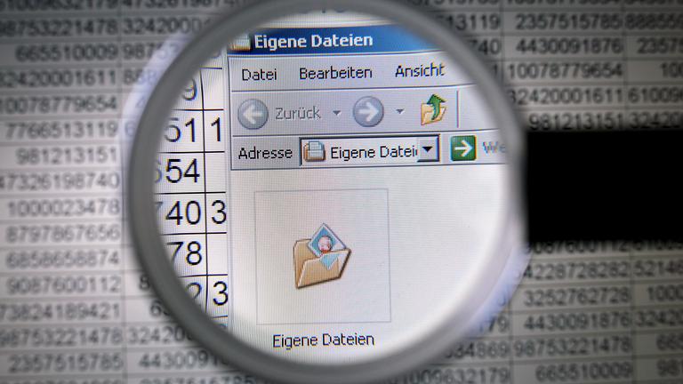 Ordner "Eigene Dateien" ist auf einem Computerbildschirm zu sehen.