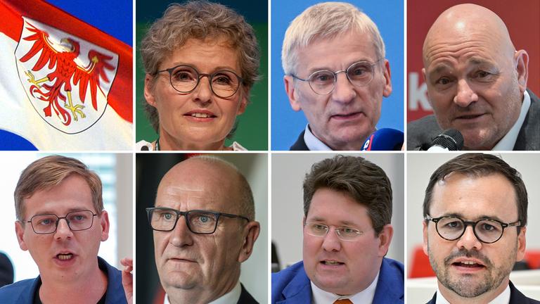 Die Spitzen-Kandidaten in Brandenburg