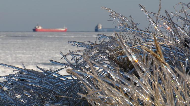 eingefrorene Ostsee