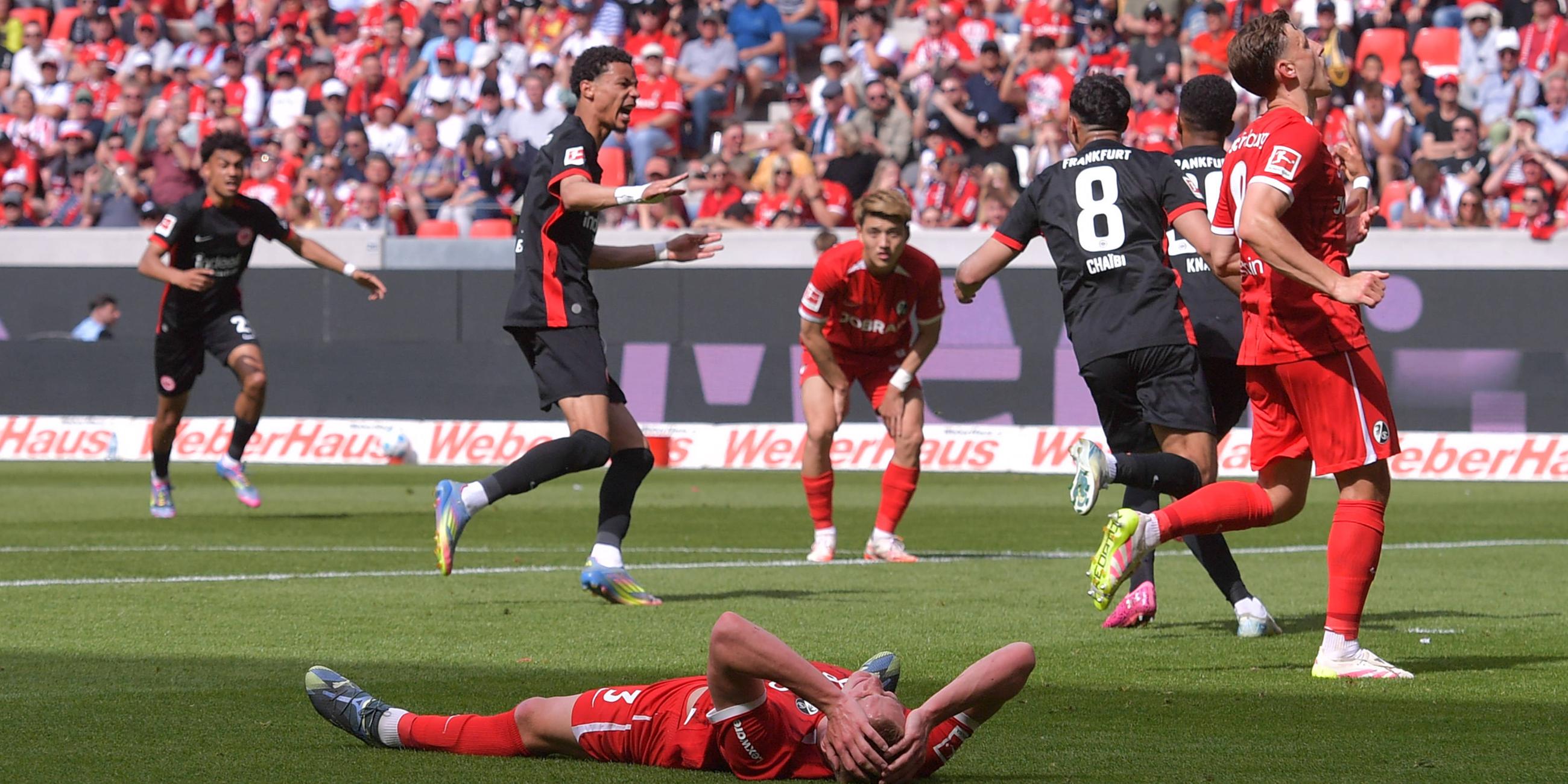 Torjubel Eintracht Frankfurt.