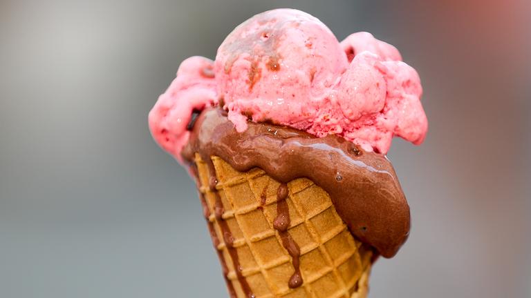 Selbstgemachtes Eis 