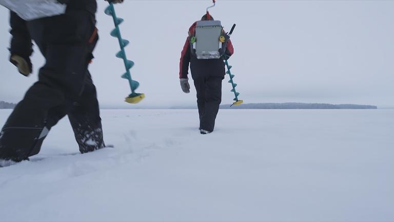 Eisangeln in Finnland	