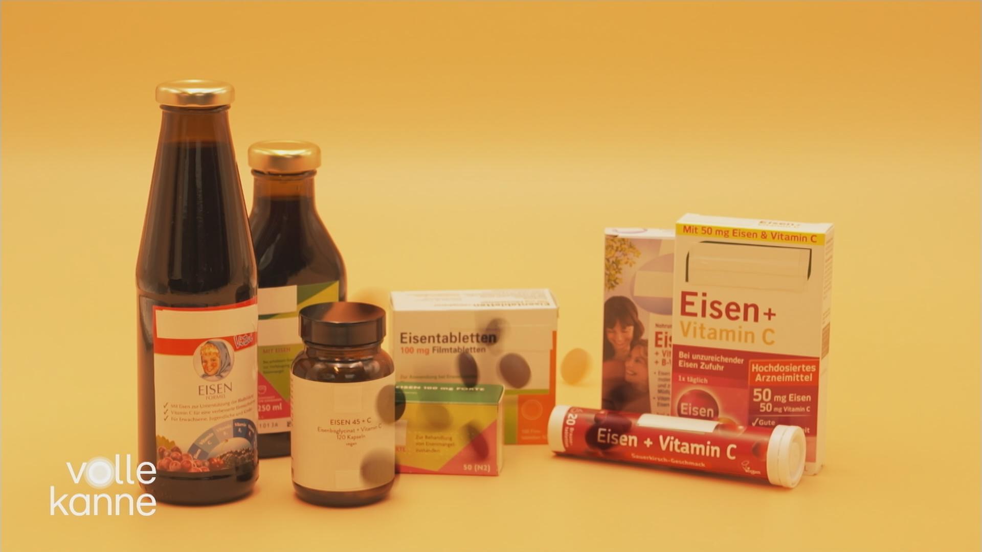 Verschiedene Eisenpräperate