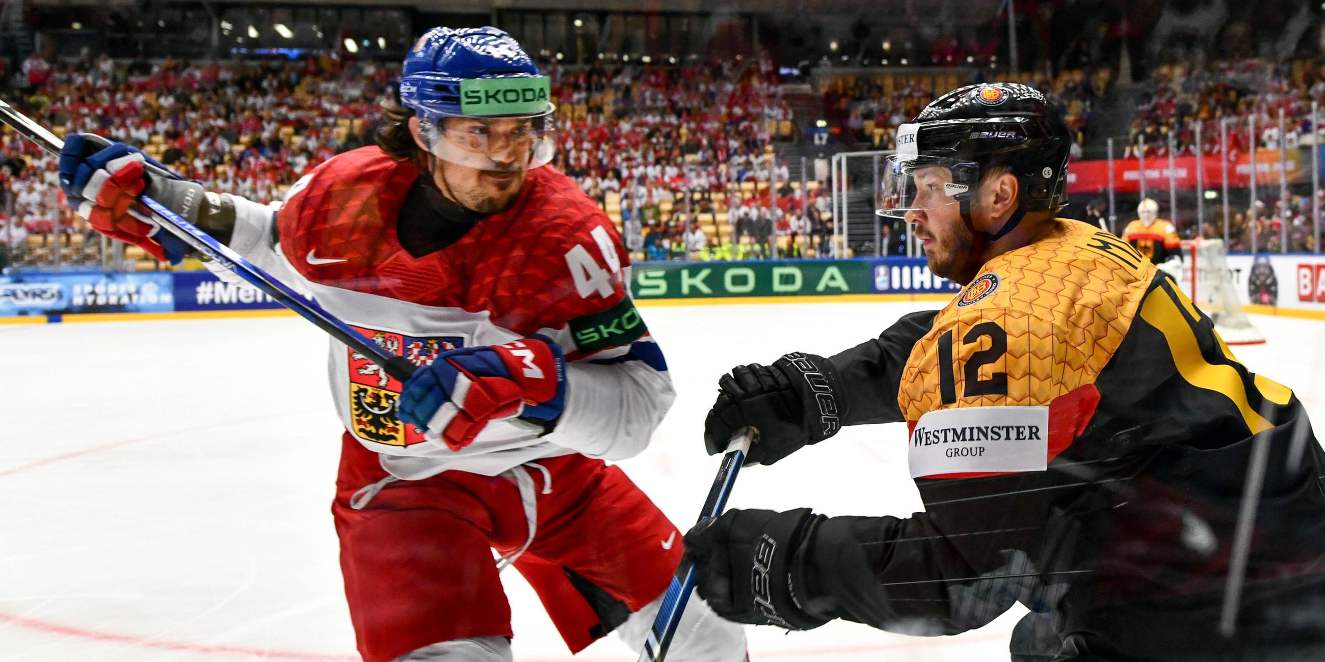 Matej Stransky (l) und Eric Mik (r) in Action.
