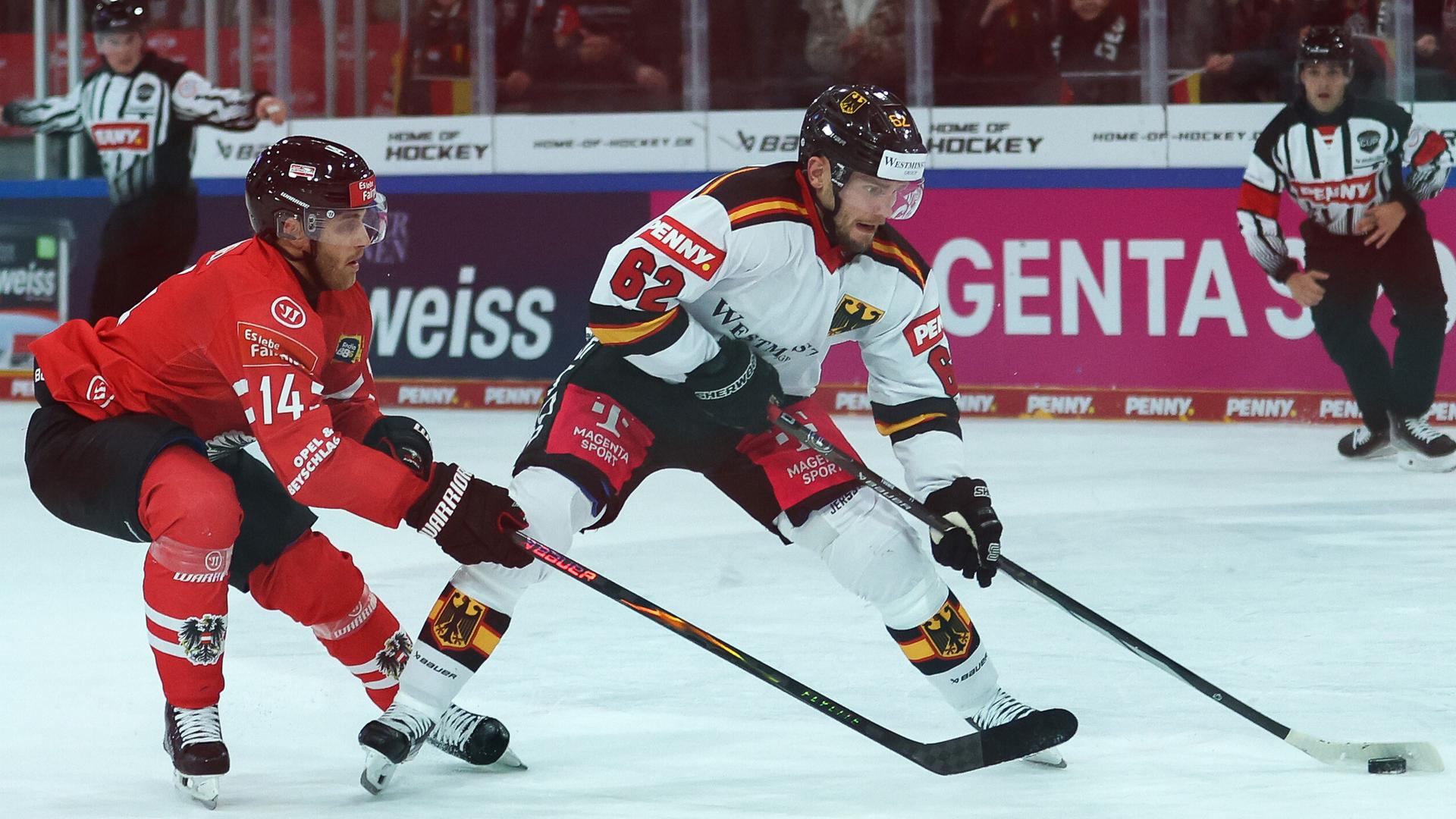 Kilian Zuendel und Parker Tuomie in Landshut am 08.11.25