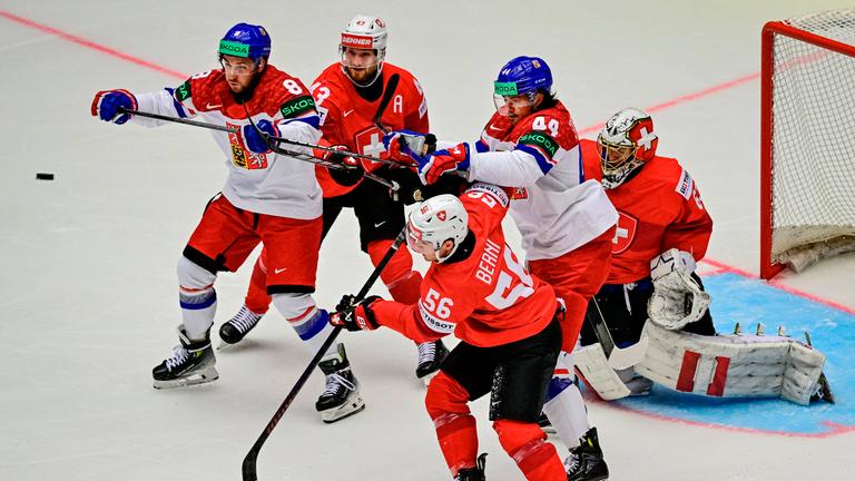 Eishockey Tschechien - Schweiz