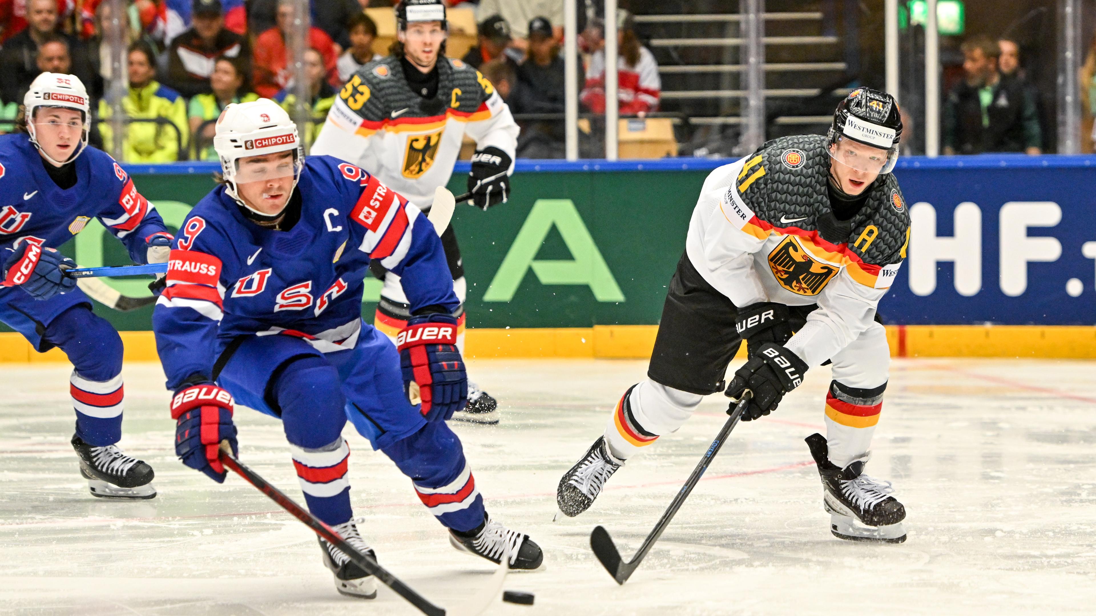 Eishockey-WM: USA - Deutschland