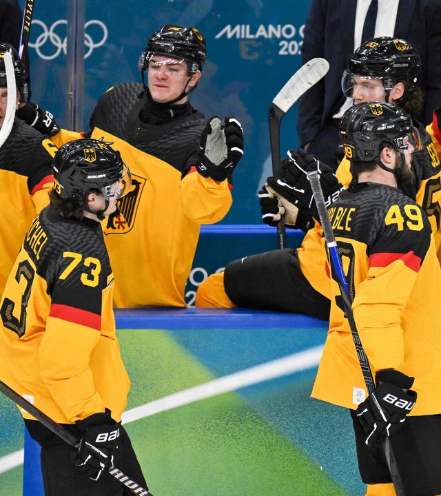 Lukas Reichel, Lukas Kalble und Moritz Muller am 17.02.26
