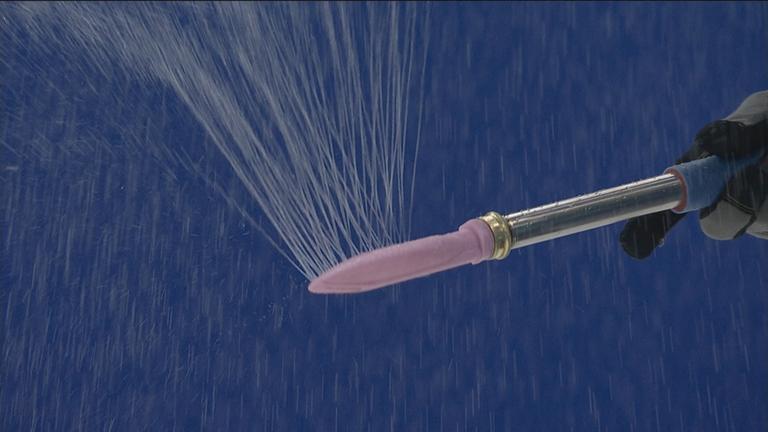 Das Gerät, um Curling spielbar zu machen