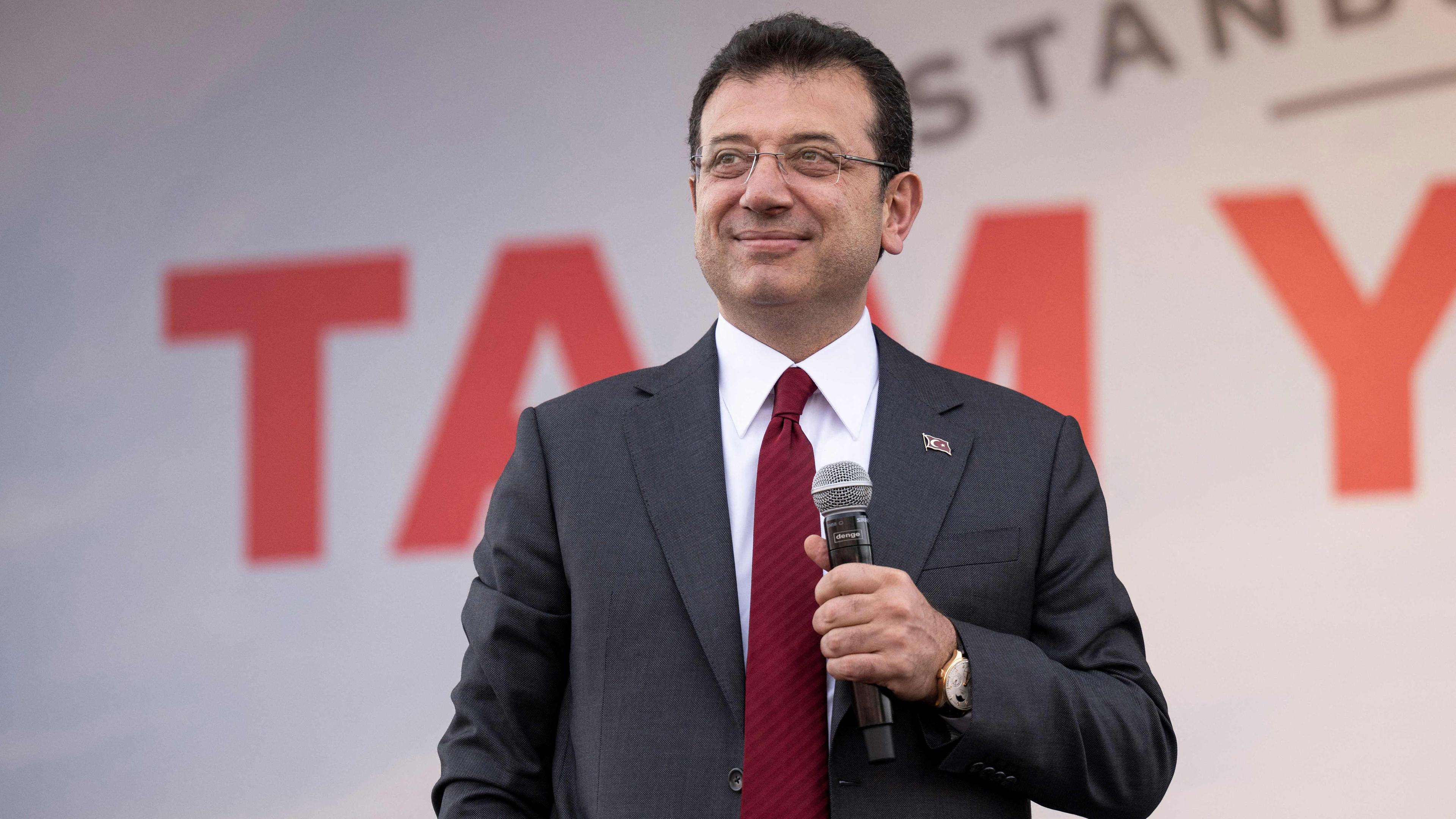 Istanbuls Bürgermeister Ekrem Imamoglu, Archivbild