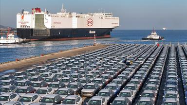 Export von E-Fahrzeugen der Marke BYD aus China