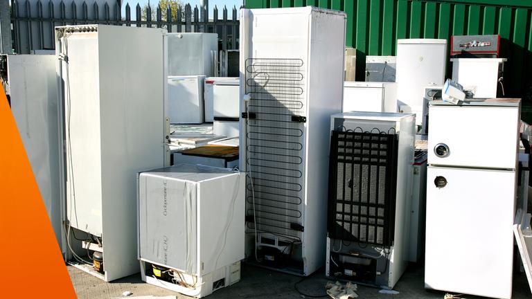 Alte Kühlschränke